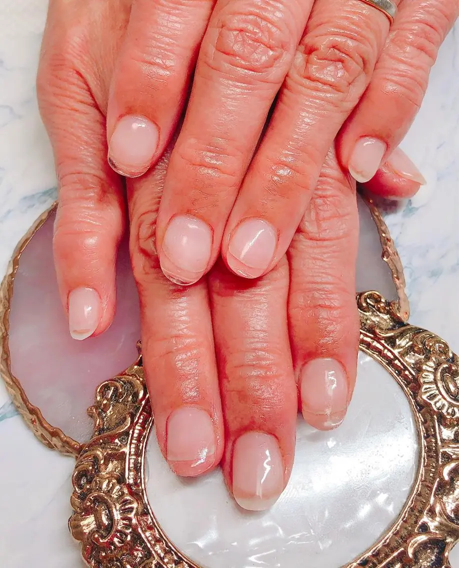 ネイル クリアネイル ジェルネイル CROWN プライベートサロンのネイルデザイン