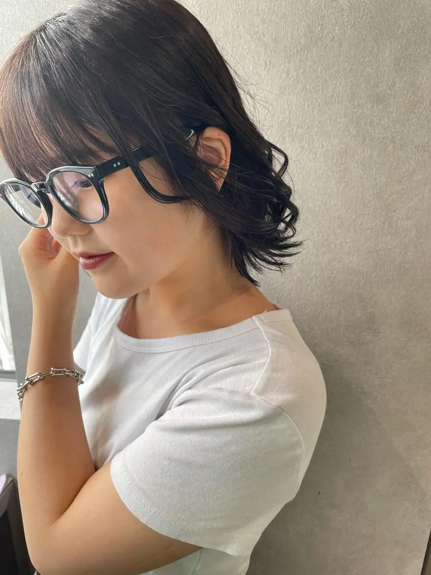 ミディアム カラー ヘアカラー ナチュラル透明感🌱 小山美樹子のヘアスタイル