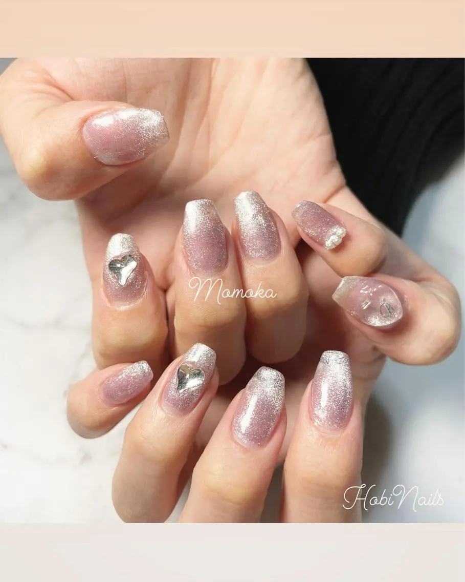 ネイル マグネットネイル Momo nailsalonのネイルデザイン