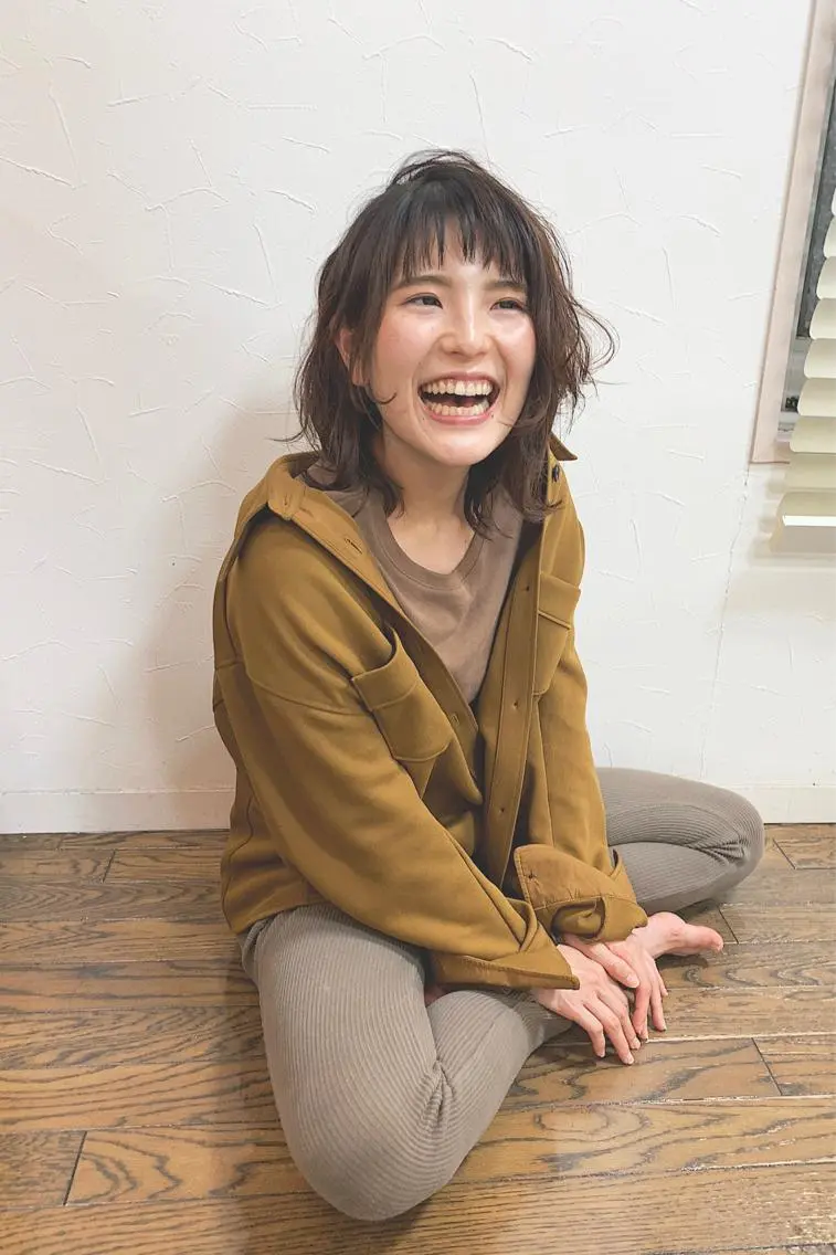 ミディアム パーマ @grace *HOSHIのヘアスタイル