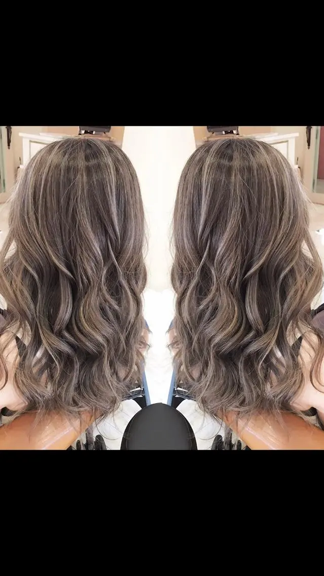 ロング カラー 美魔女 美容師NAOのヘアスタイル