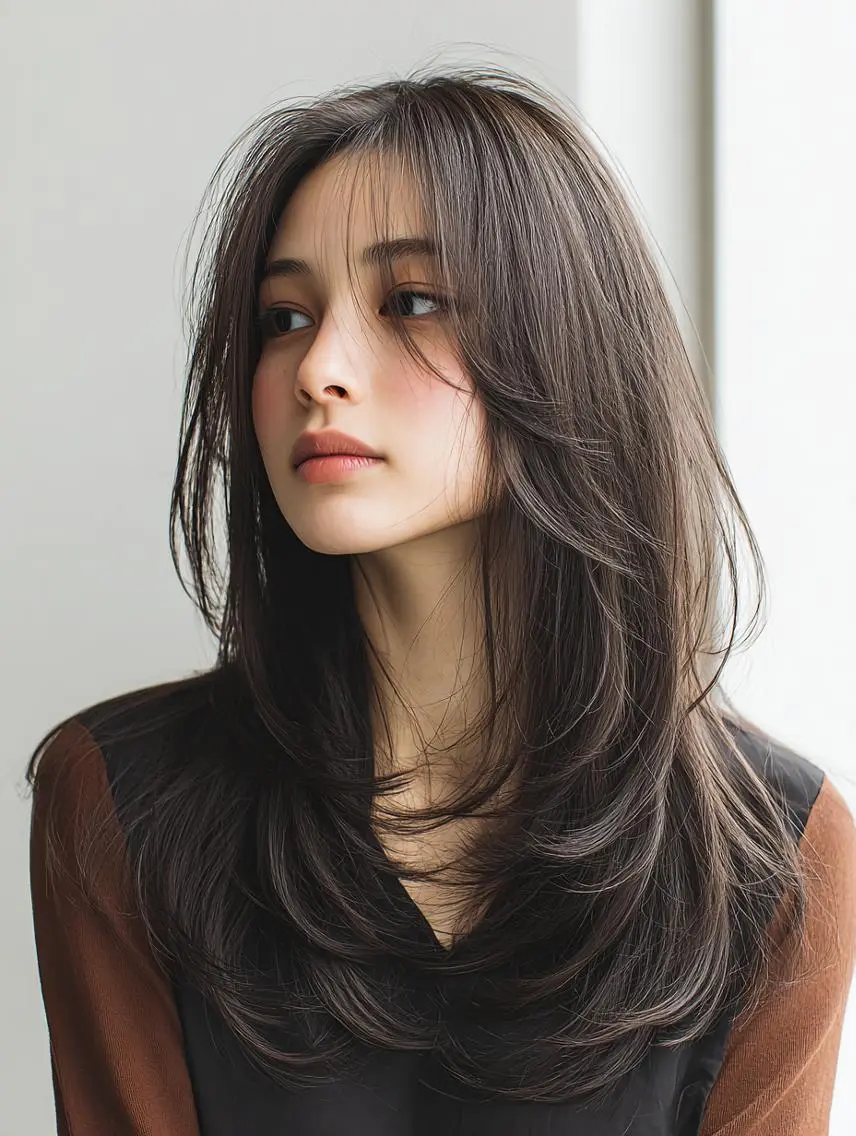 セミロング ヘアカラー 艶髪診断で絶対綺麗✨ お悩み解決✨京谷宥✨のヘアスタイル