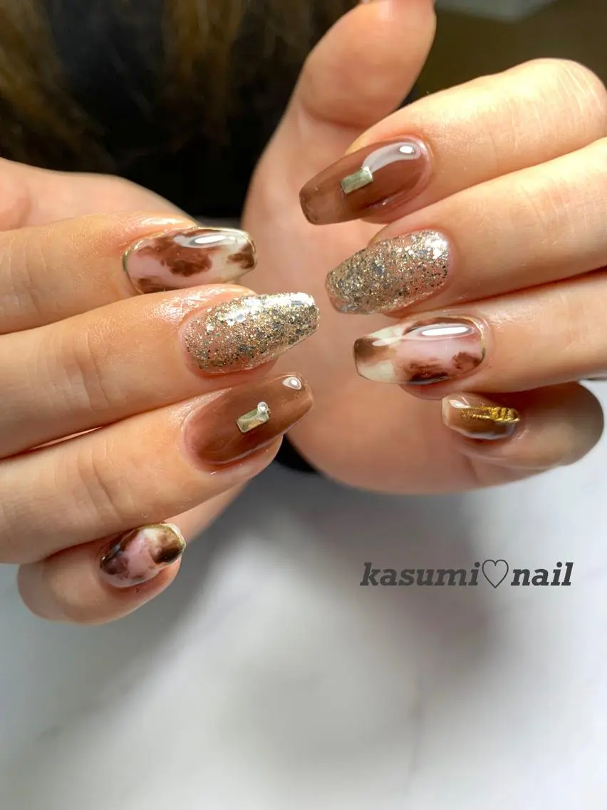 ネイル アートネイル フットネイル ジェルネイル KASUMI♡ Nailのネイルデザイン