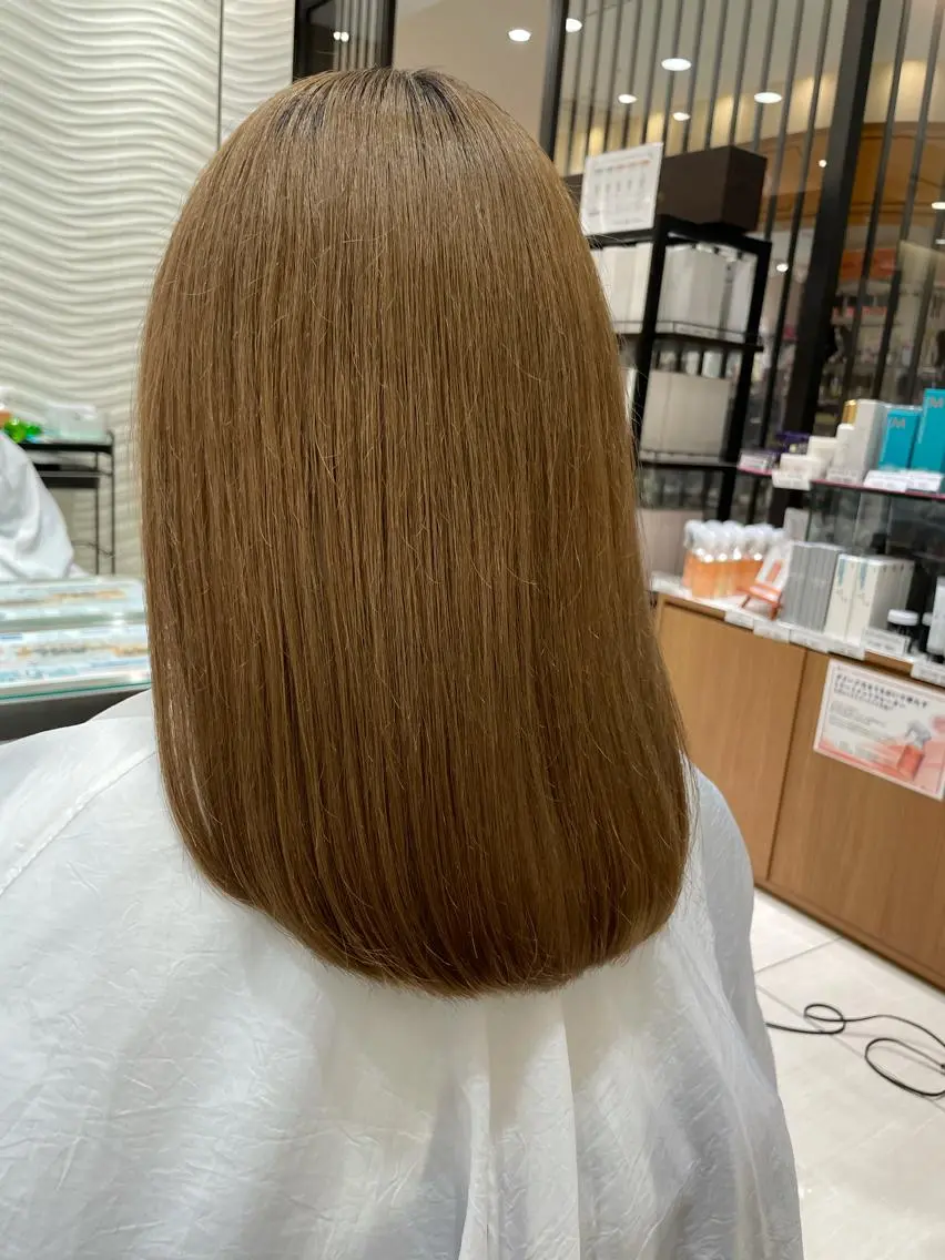 ミディアム 元木 悠人のヘアスタイル