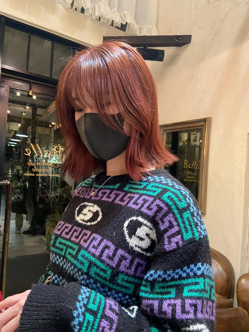 カラー ケアカラー ダメージレス美容師 🌱水島侑理のヘアスタイル