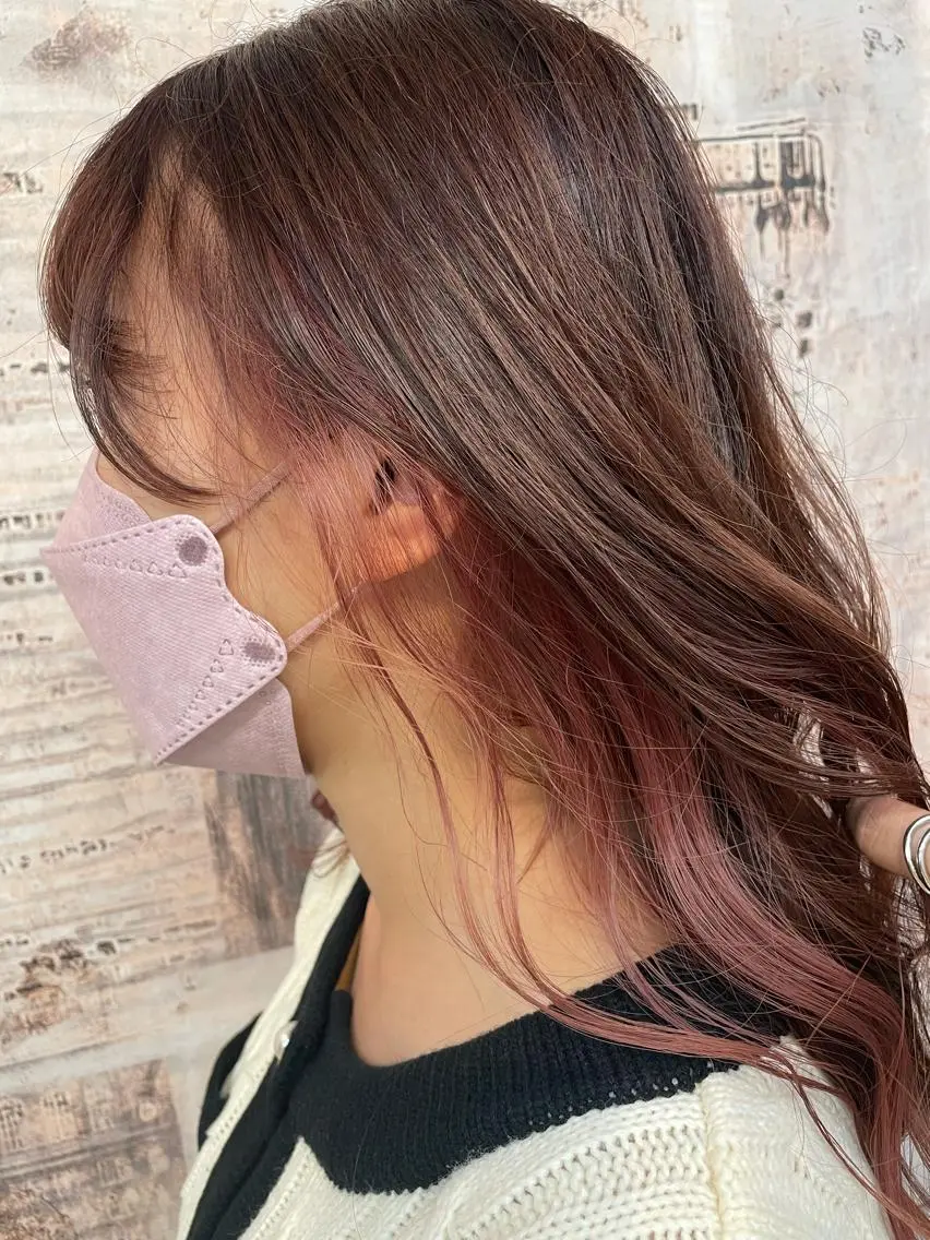 ミディアム カラー ヘアカラー トリートメント erina💖 CLUTCH天王寺のヘアスタイル