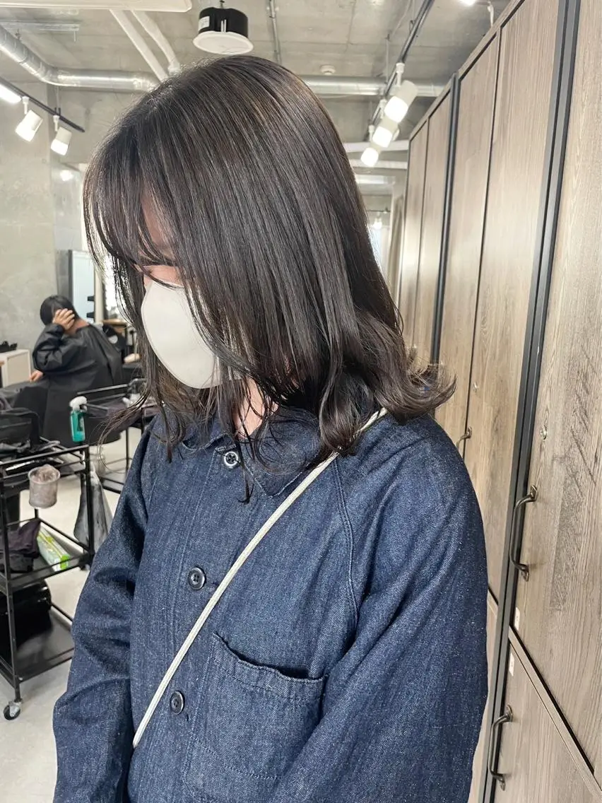 ミディアム カラー ヘアアレンジ ブリーチ ケアブリーチ ダブルカラー ハイライトカラー イルミナカラー 🌷FUKA🌷 まろやかハイトーンのヘアスタイル
