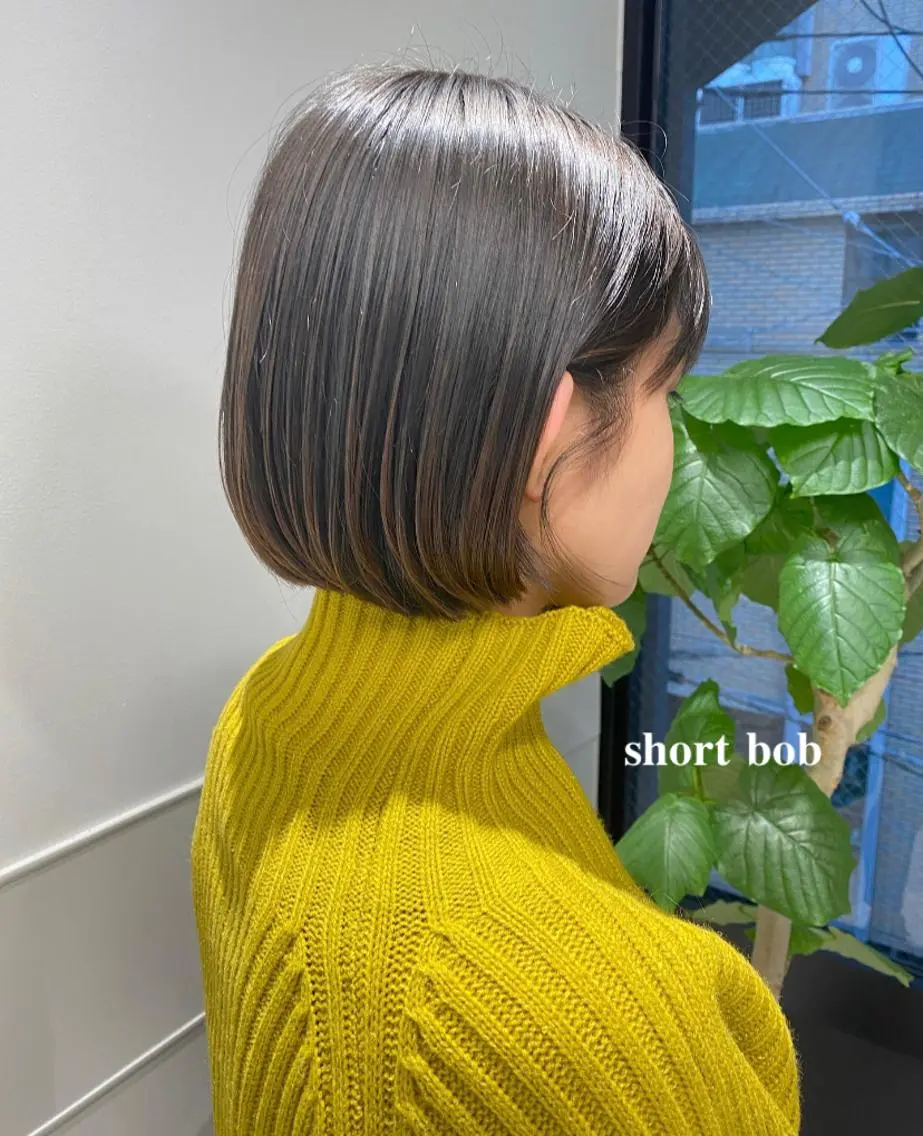 ショート ボブ タンバルモリ フクダ ジュリのヘアスタイル
