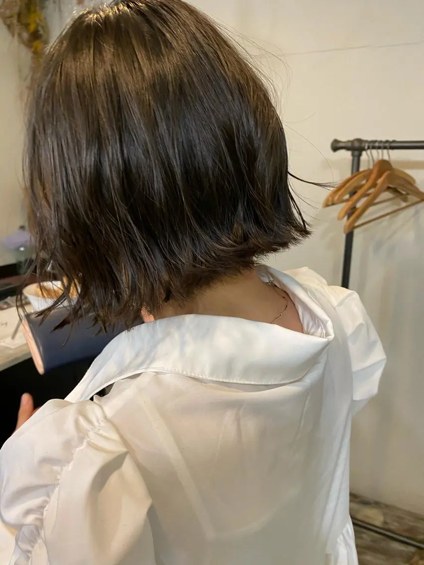 ショート カラー カット ヘアカラー なぎ🌿.∘[ボブ, ニュアンスカラー]のヘアスタイル