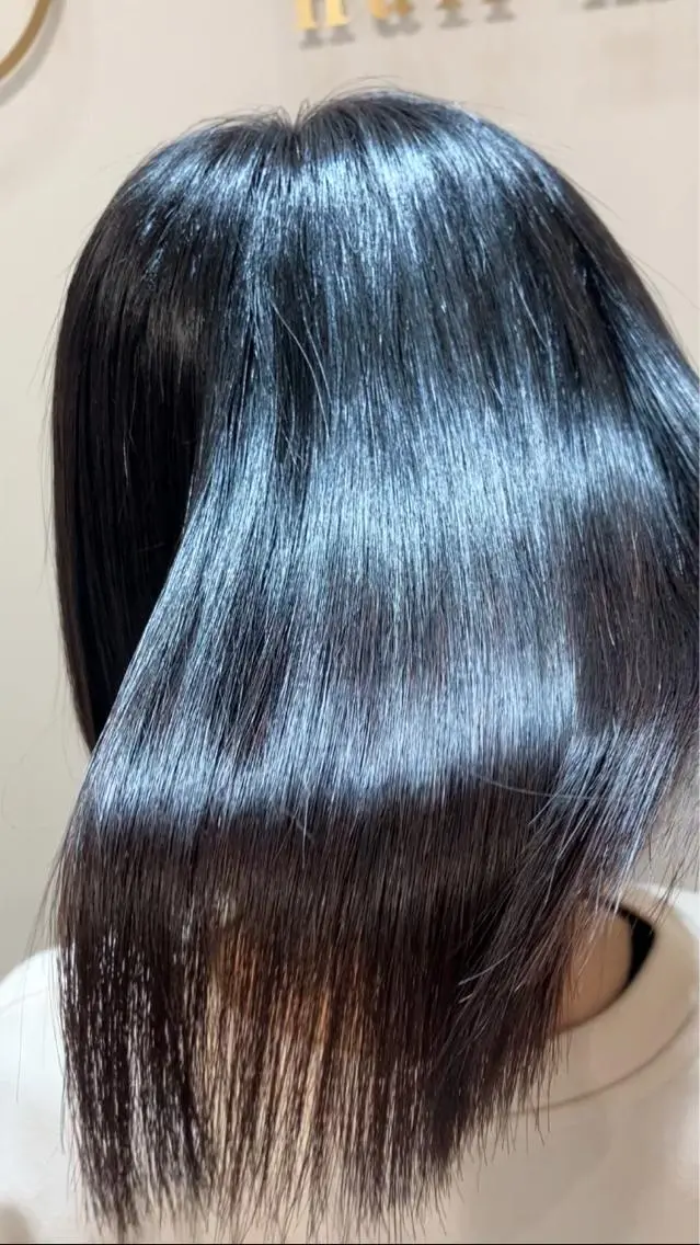 ミディアム カラー ヘアアレンジ キッズ カット ヘアカラー トリートメント 横浜関内髪質改善 re:Magoのヘアスタイル