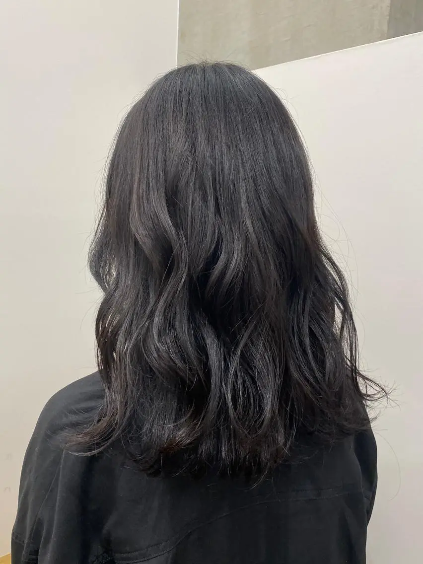 セミロング 韓国好き🇰🇷 美容師MIKUのヘアスタイル