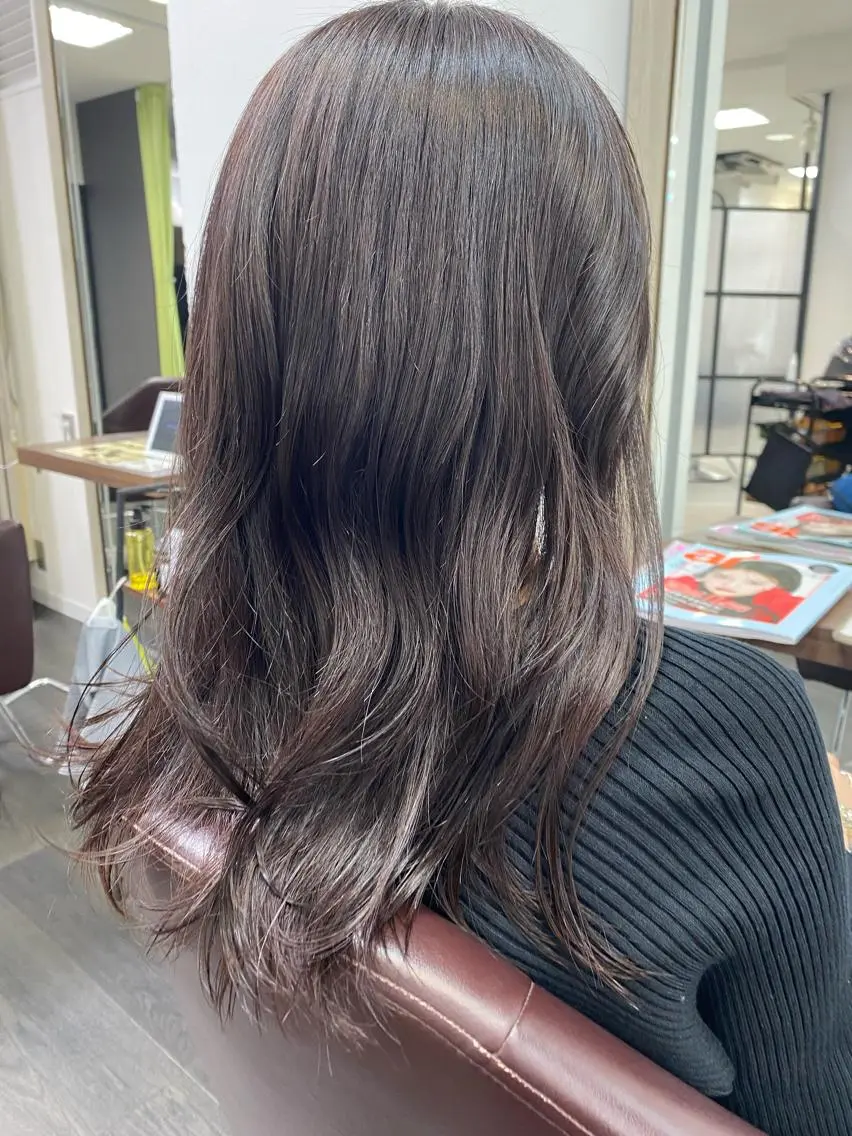 ロング ヘアカラー トリートメント 月野涼風 /レイヤーカットのヘアスタイル
