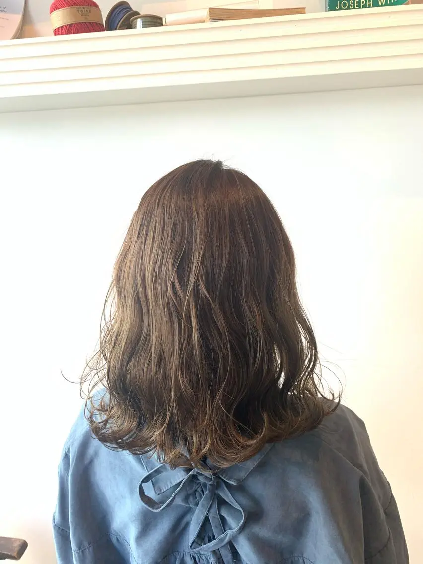ミディアム カット ヘアカラー トリートメント ヘッドスパ ヘアセット 大宮/山口 竣也のヘアスタイル