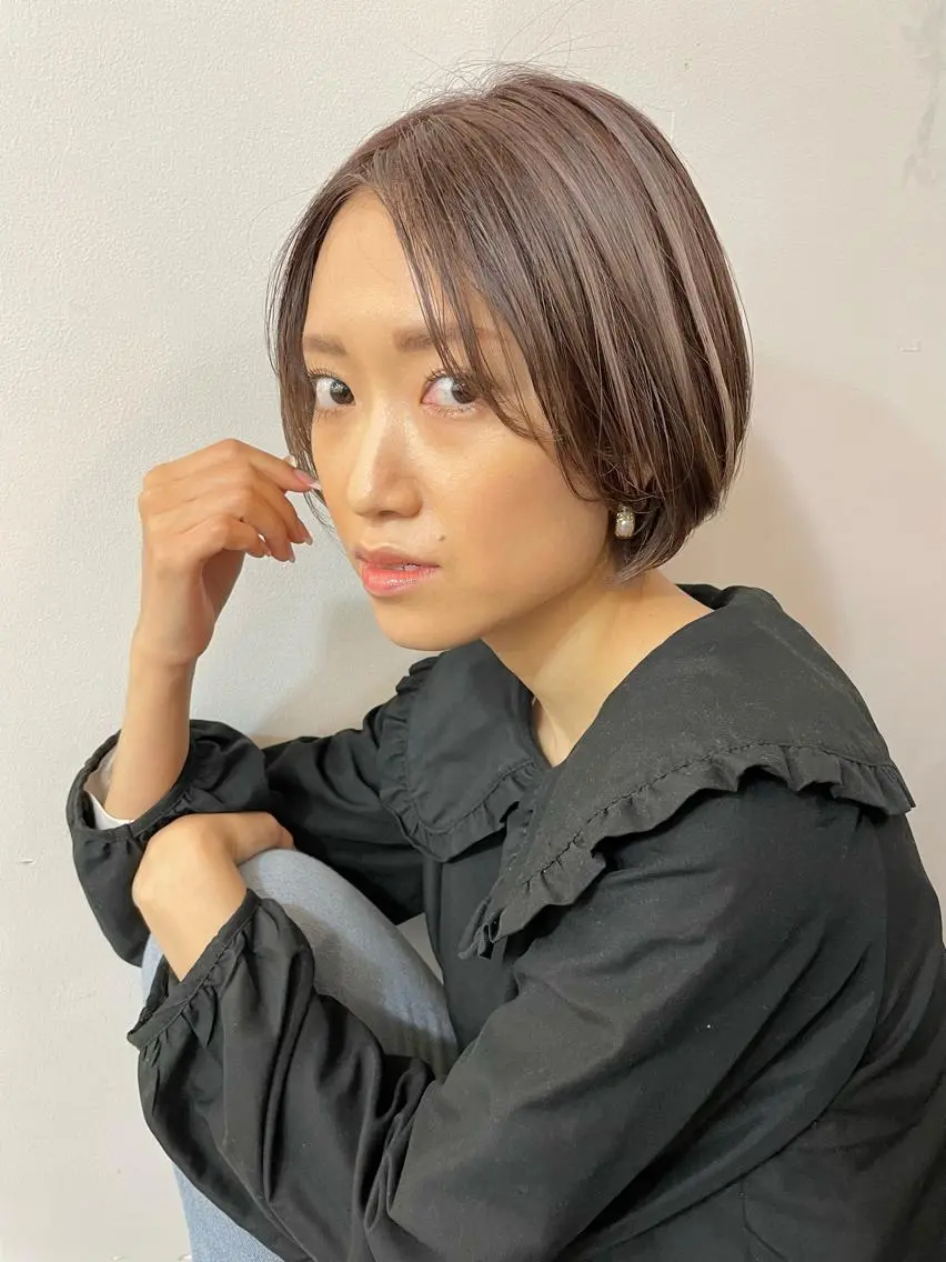 ショート カラー ツヤ美髪💐 髪質改善/高山愛来のヘアスタイル