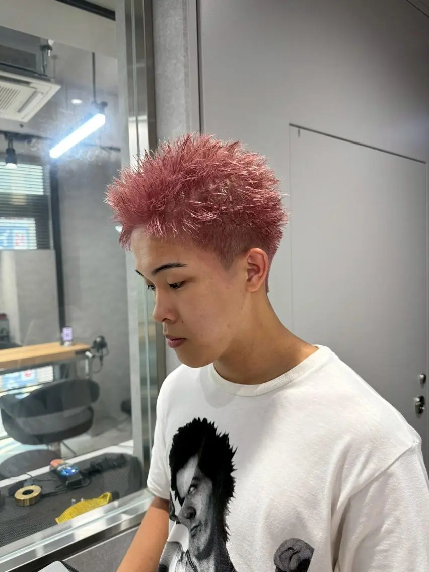 メンズ 韓国風メンズ特化 ⛓️BLUCK札幌のヘアスタイル
