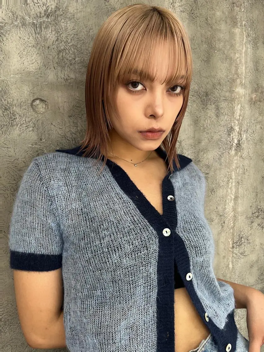 ミディアム カラー カット トリートメント 似合わせレディース/ メンズ/あゆかのヘアスタイル