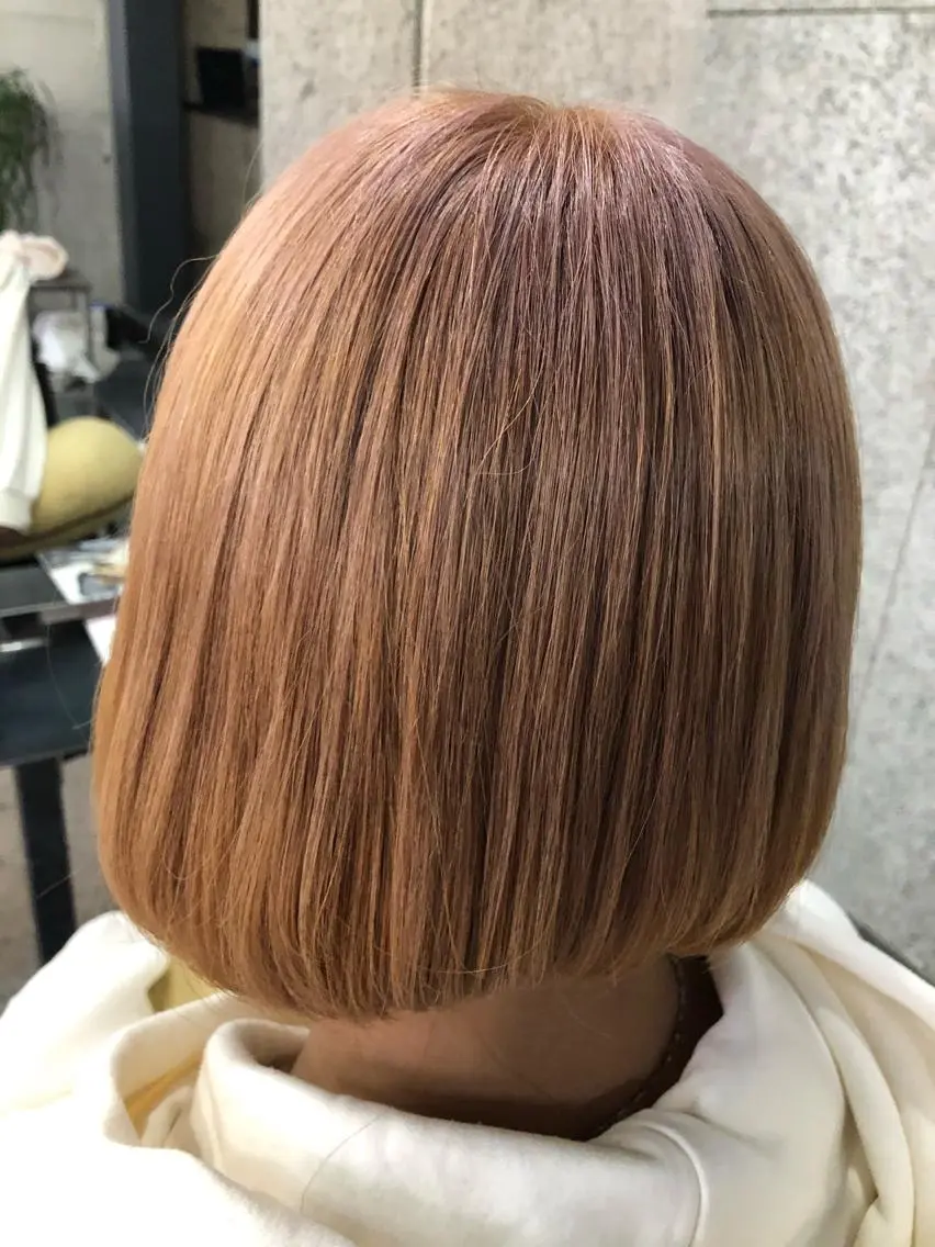 ショート ヘアカラー トリートメント ✨terra✨佐伯 晋吾のヘアスタイル