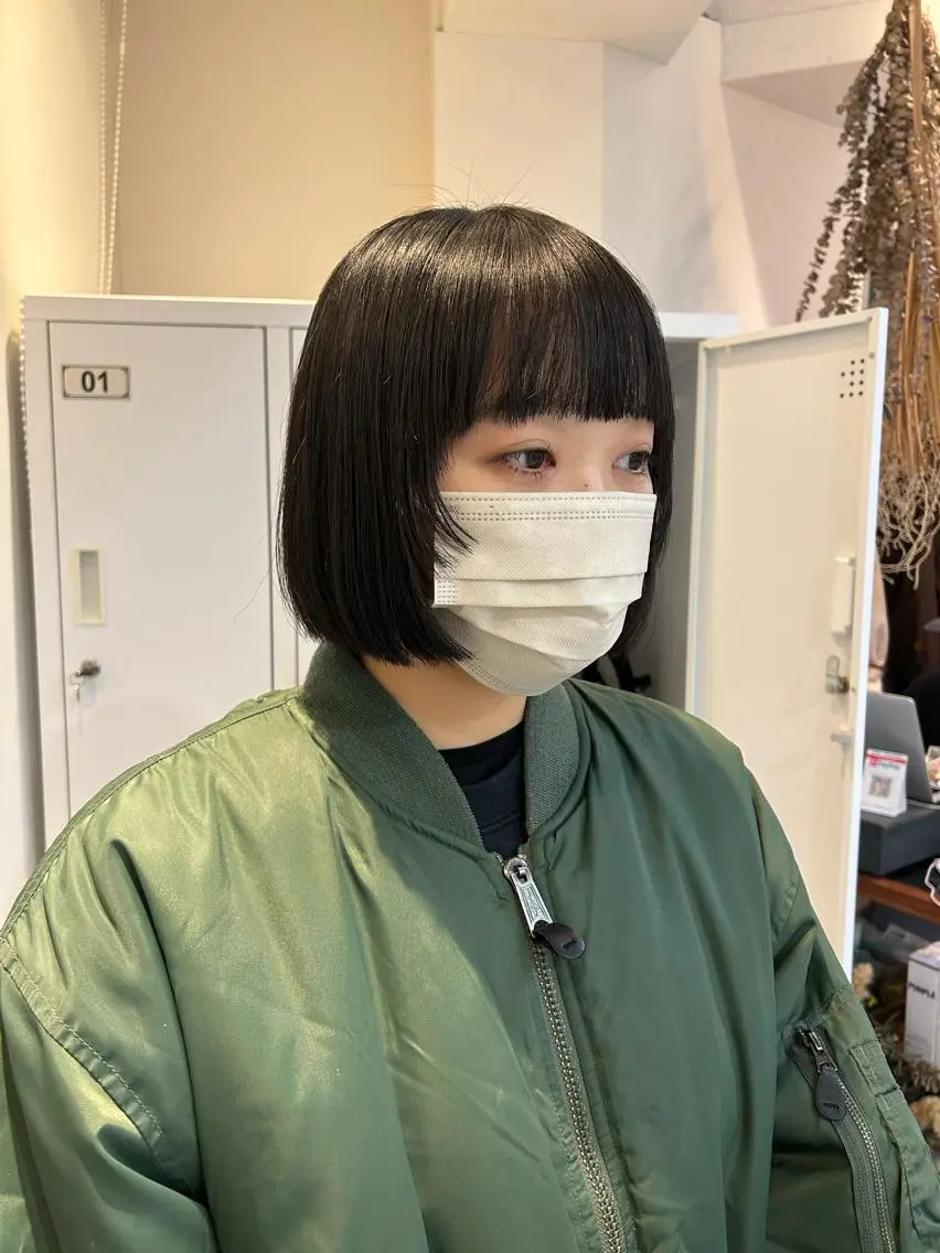 ショート ボブ なかむら ゆきのヘアスタイル