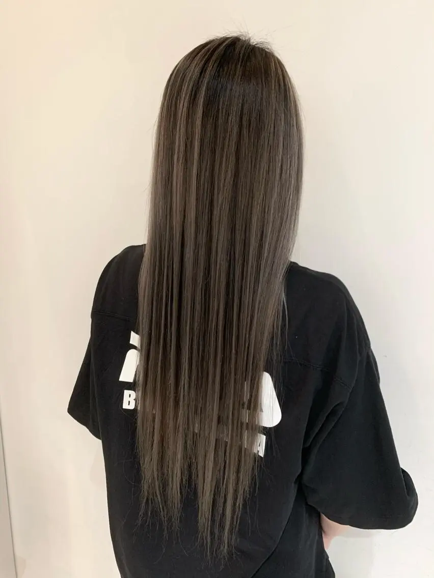 ロング カラー 無料カットモデル募集 スタイリスト石井大夢のヘアスタイル