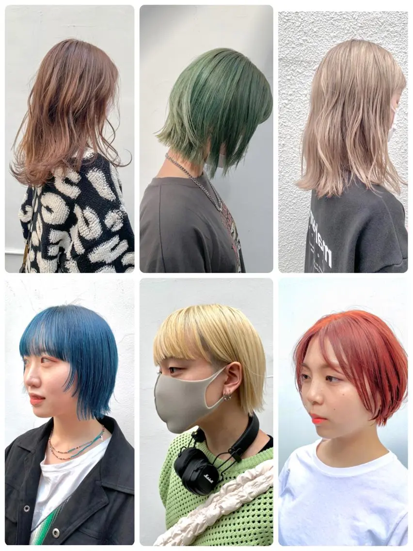 ショート カラー ヘアカラー トリートメント よしだ とおいのヘアスタイル