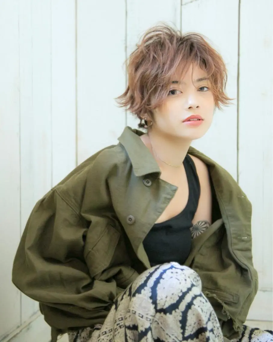 ショート ショートボブ ボブ ショートヘア マンツーマン施術 山口つよしのヘアスタイル