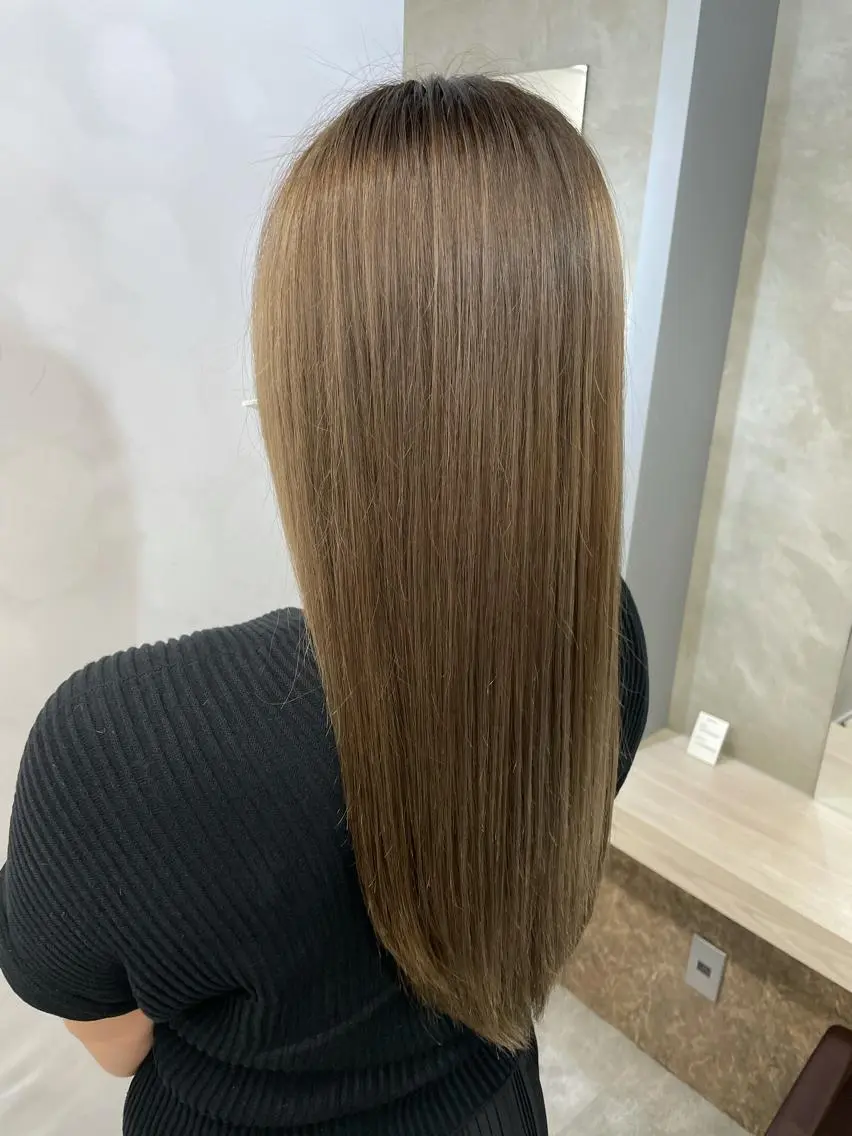 ロング 似合わせ×レイヤー× 髪質改善×t.yのヘアスタイル