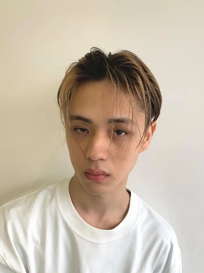 メンズ カット トリートメント 🌿似合わせ透明感 カラー松本朋幸🌿のヘアスタイル