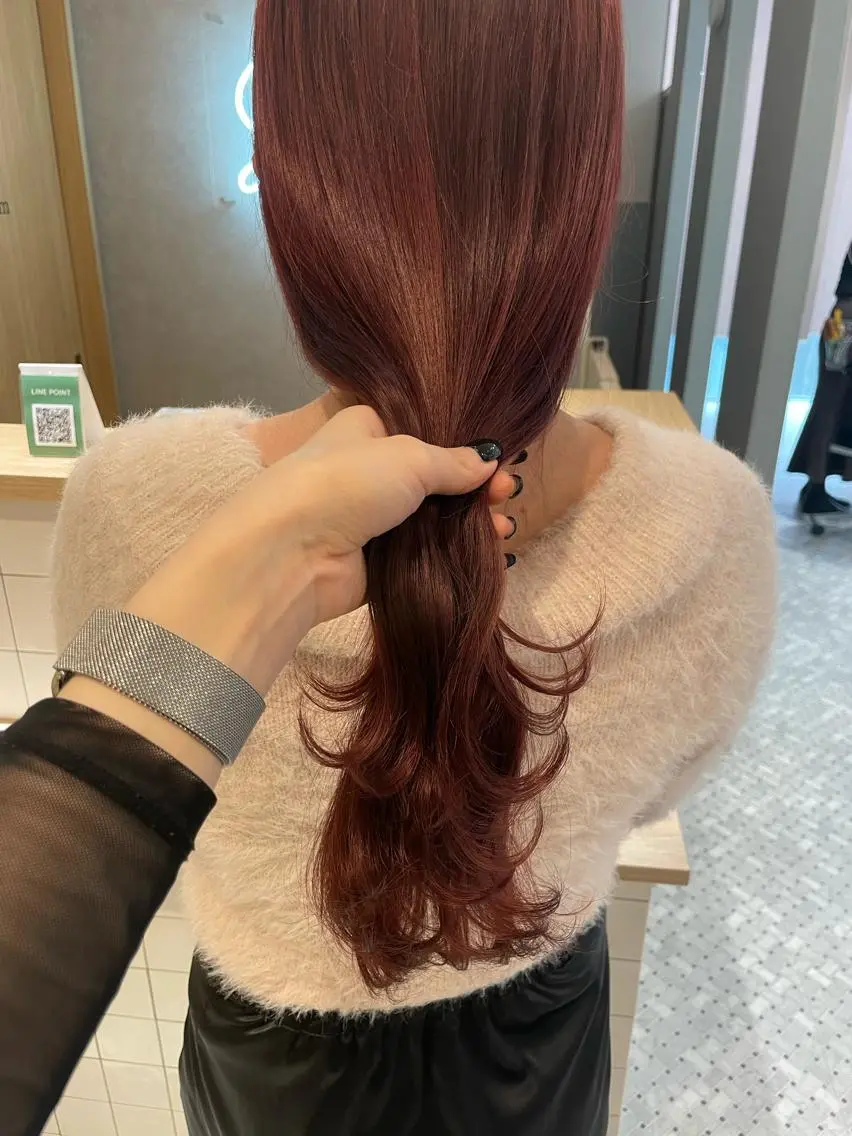 ロング カラー パーマ ヘアアレンジ ヘアカラー NANA/trend style🕊🍑のヘアスタイル