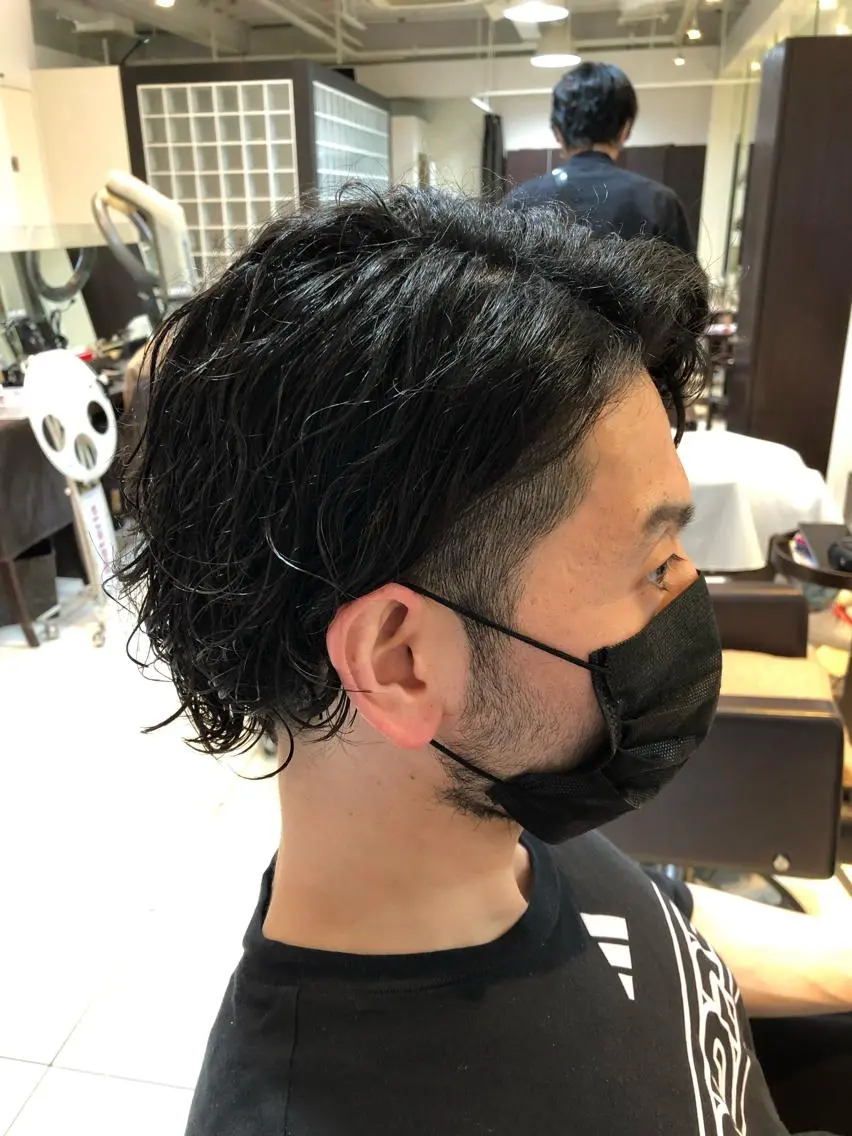パーマ メンズ カット パーマ カ レラのヘアスタイル