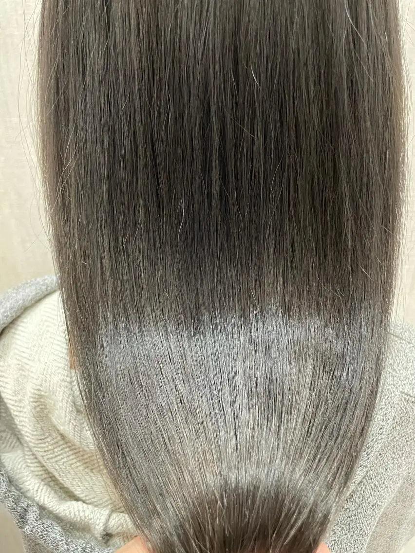 ロング カット トリートメント 店長✨レイヤー✖️ 髪質改善✖️韓国ヘアのヘアスタイル