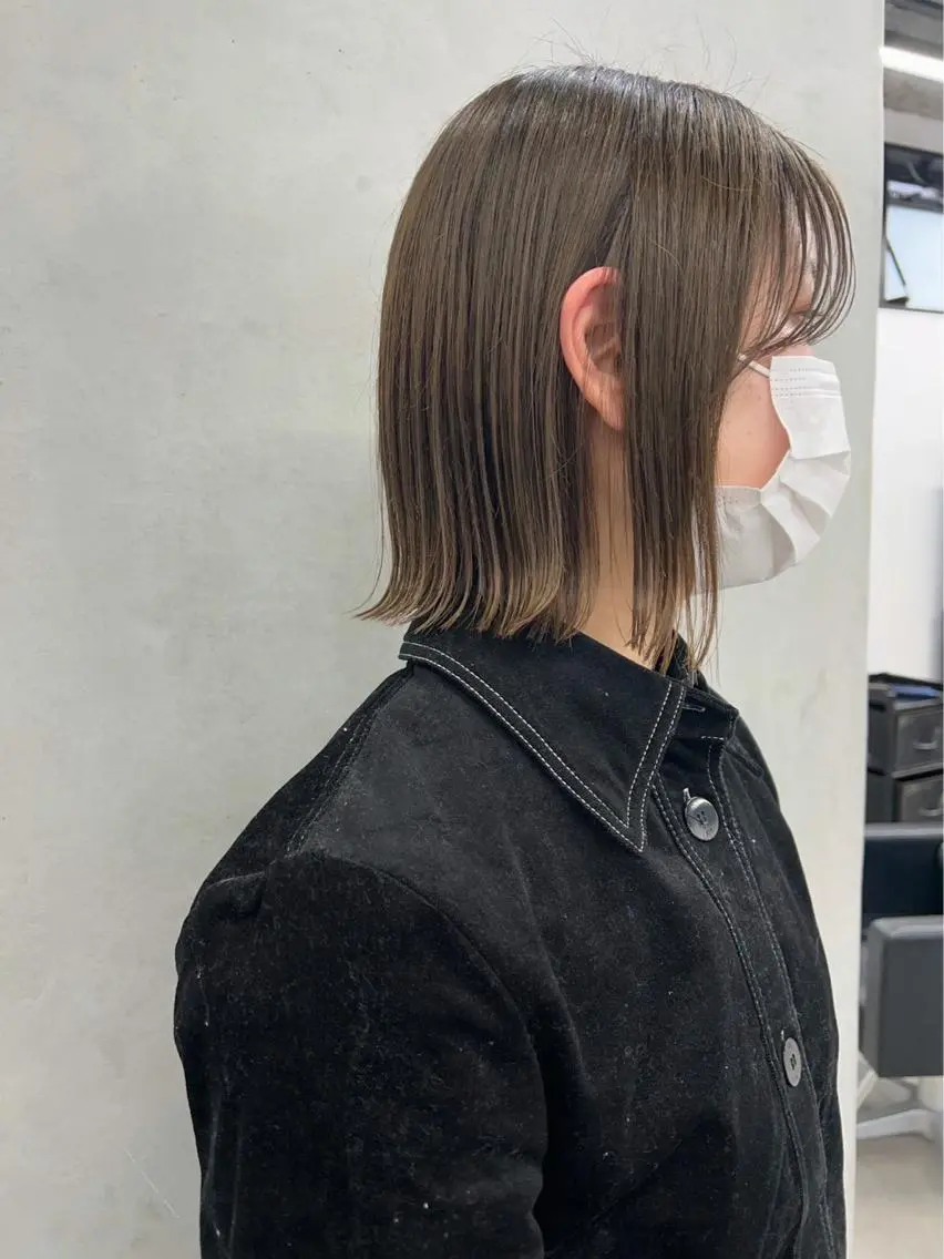 ショート カラー ボブ 髪質改善 トリートメント 🧸艶々韓国ヘア 🧁mizunaのヘアスタイル