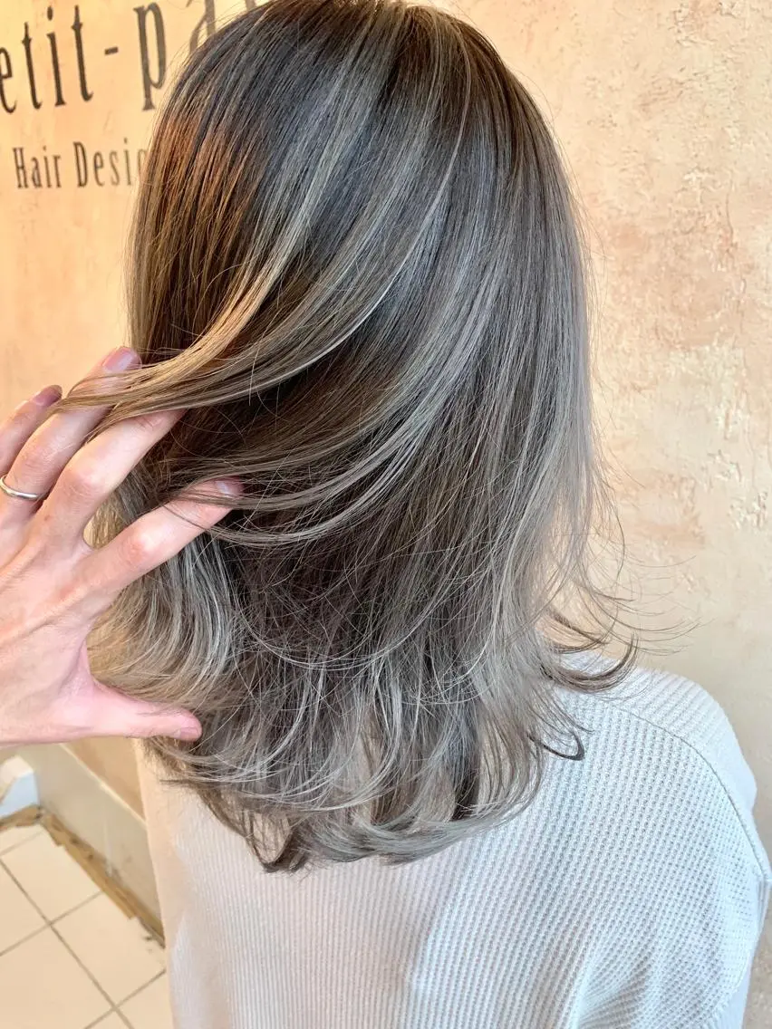 セミロング カラー 水戸内原🐜 メンズ郡司裕紀のヘアスタイル