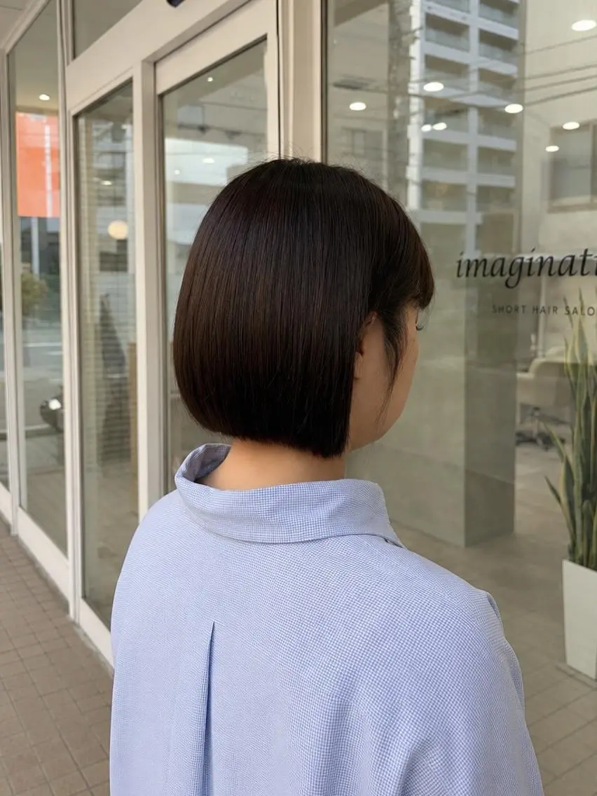 ショート 韓国ヘアケアブリーチ 莉奈のヘアスタイル