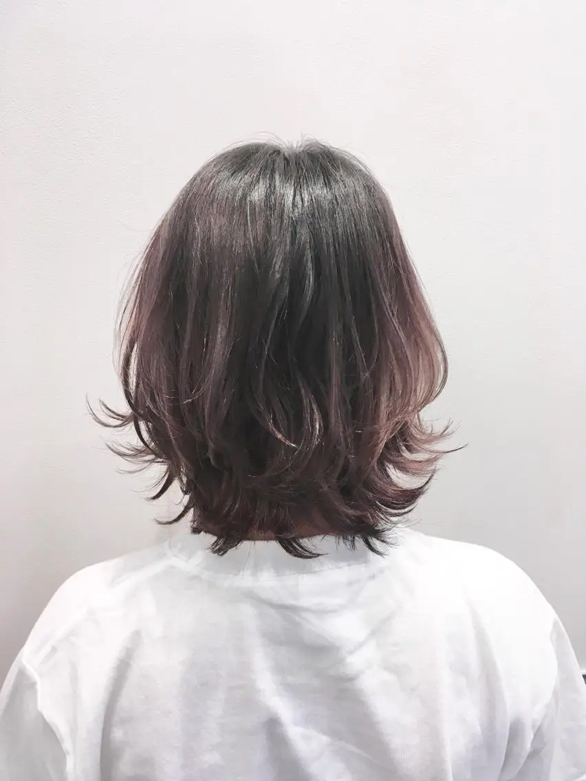 ショート カラー レイヤーカット ヘアカラー トリートメント ヘアセット yoshi ☆のヘアスタイル