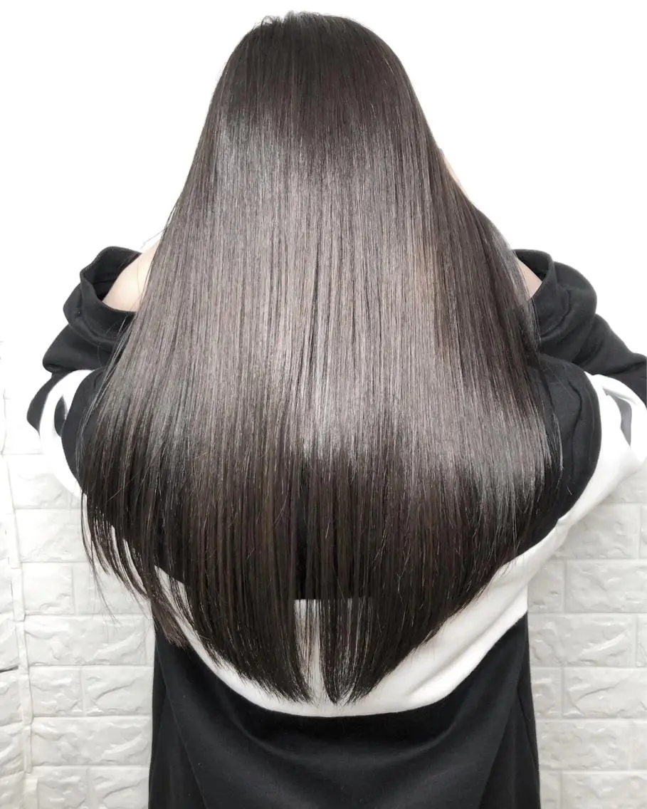 ロング 縮毛矯正/髪質改善 主税巧一のヘアスタイル