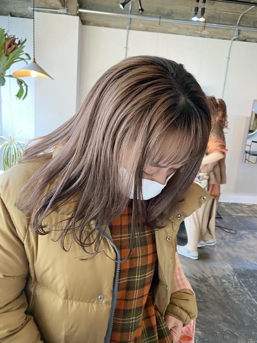 ミディアム カラー 坂本 圭太朗のヘアスタイル