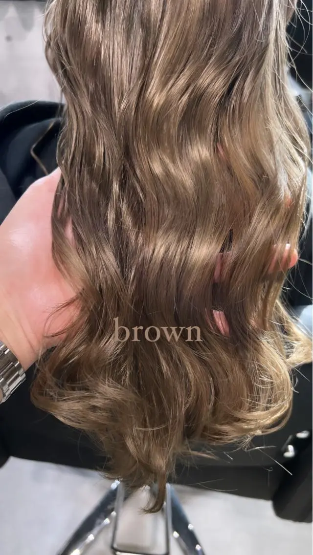 カラー ヘアアレンジ ブラウンカラー ヘアカラー 髪質改善_WHITE RYUSUKEのヘアスタイル