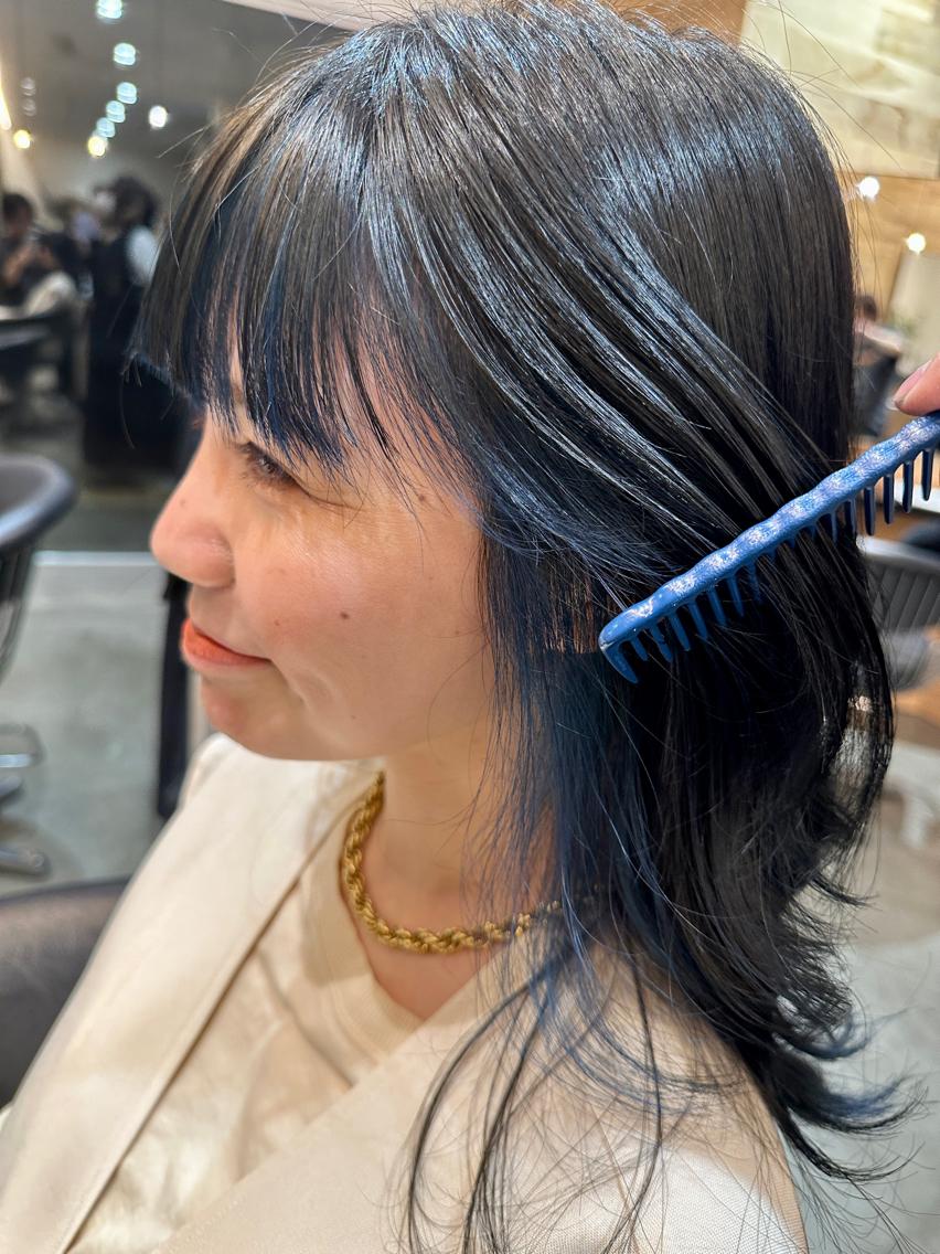 ロング ヘアカラー 似合わせが得意 村松慧汰のヘアスタイル