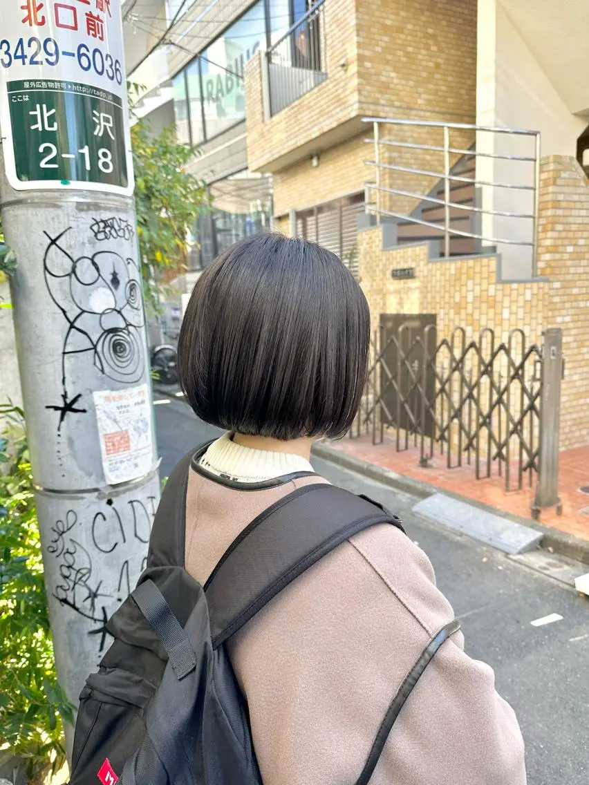 ショート ショートボブ 丸みショート ボブ くびれヘア ショートヘア カット ヘアカラー トリートメント ショート/ボブ /髪質改善/内山翔太のヘアスタイル