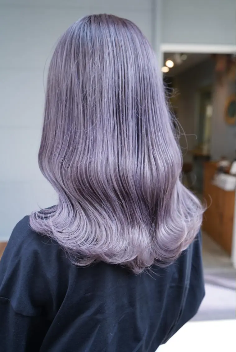 ミディアム カラー ヘアアレンジ ヘアカラー トリートメント lani ブリーチ /ダブルカラーのヘアスタイル