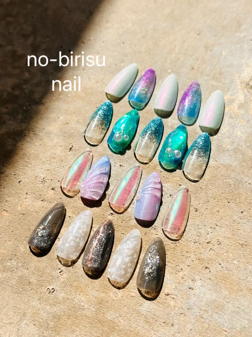 ネイル ワンカラーネイル ハンドネイル no-birisu nailのネイルデザイン
