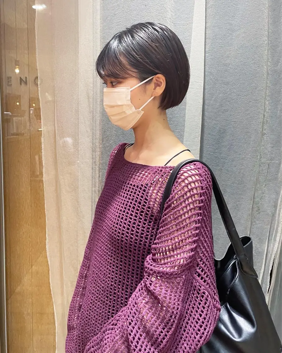 ショート カラー カット トリートメント ボブ/ショート 吉田竣のヘアスタイル