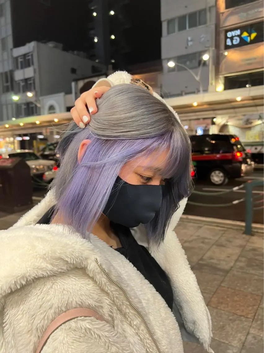 セミロング ヘアカラー トリートメント s.sweet NACHIKAのヘアスタイル