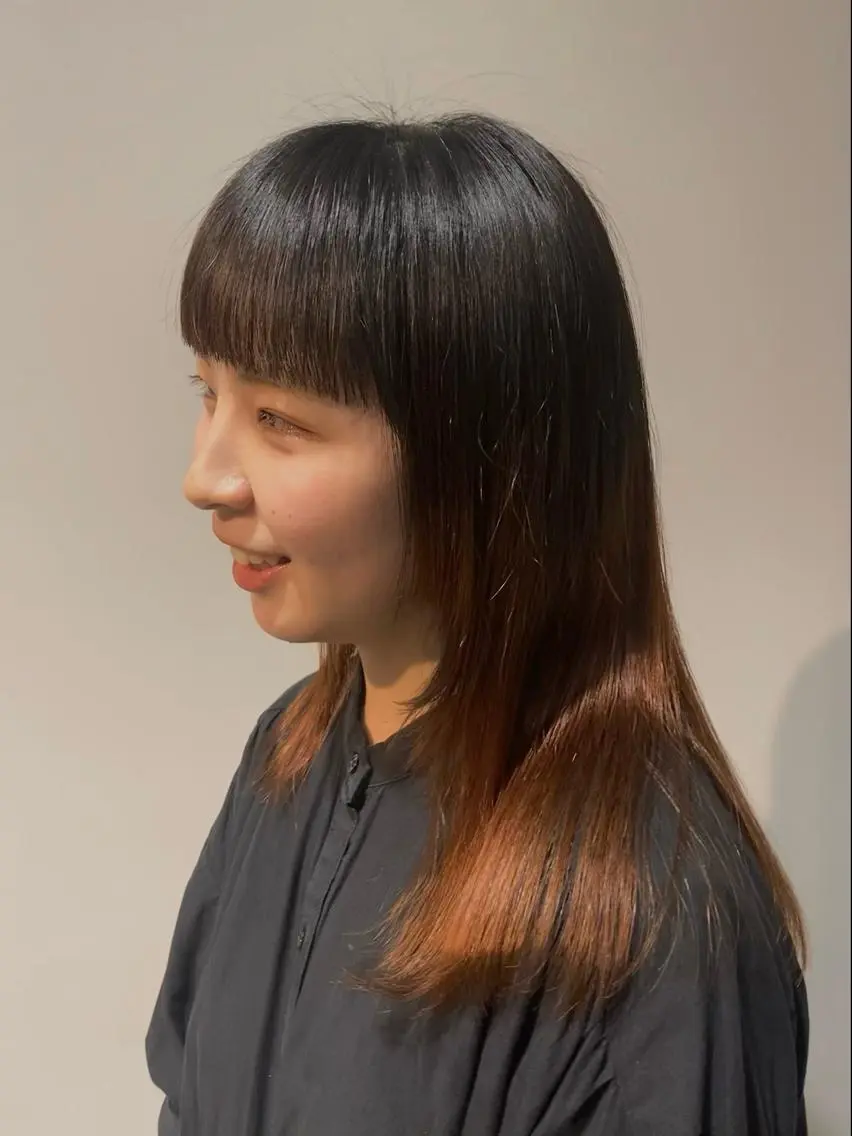 カラー 茉樹@pullnoc /新宿/ボブ/モードのヘアスタイル