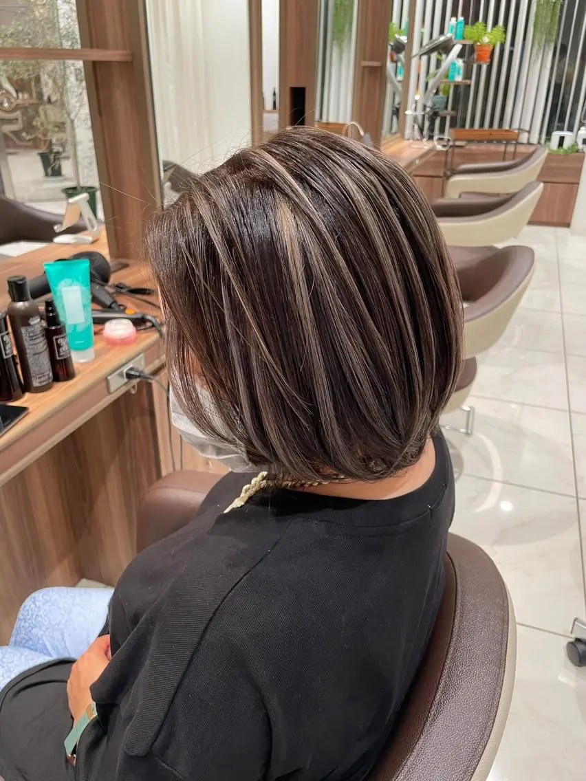 ショート カラー ヘアアレンジ ブリーチ ケアブリーチ ダブルカラー ハイライトカラー イルミナカラー ヘアカラー 🇰🇷韓国ヘア★ 副店長.쿠리타⭐︎のヘアスタイル