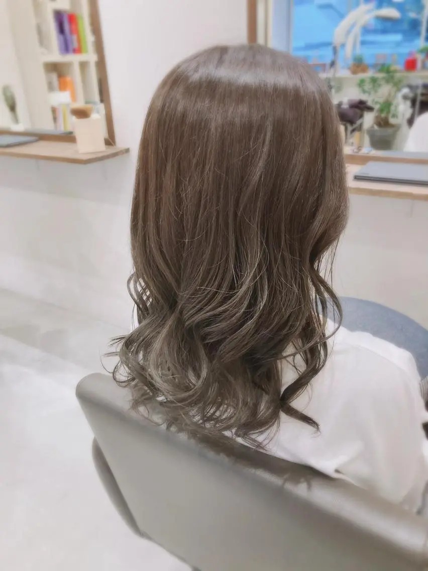 セミロング 撮影モデル募集中☆ オグリヤスエのヘアスタイル