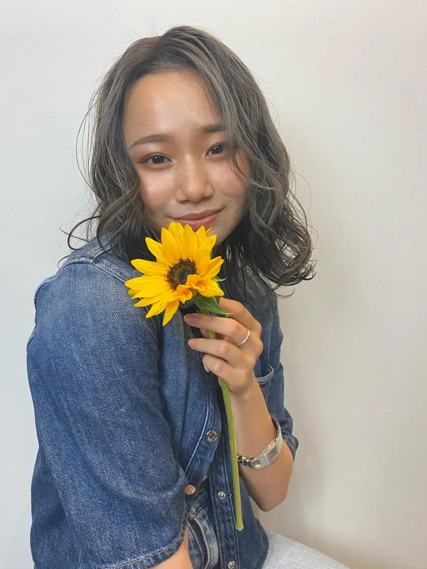 セミロング ♡レイヤーカット れお♡のヘアスタイル