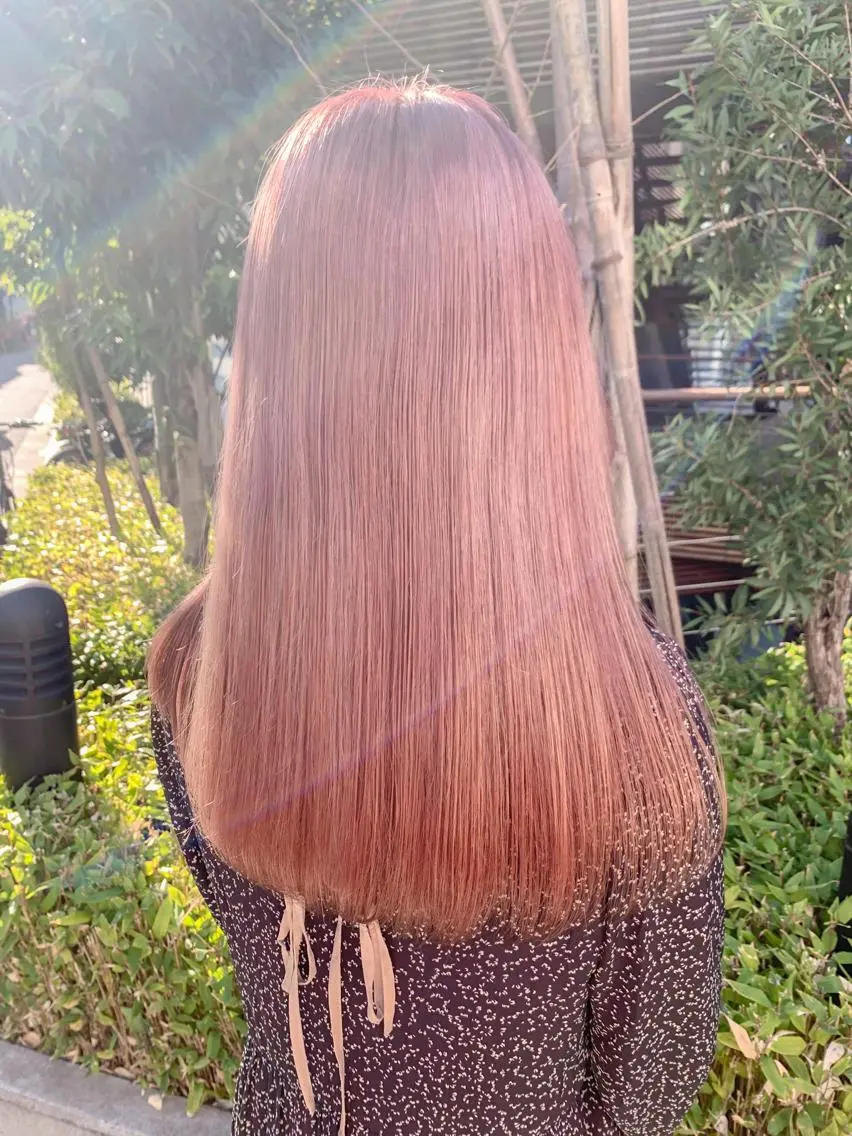 ロング カラー ヘアアレンジ yuka .のヘアスタイル