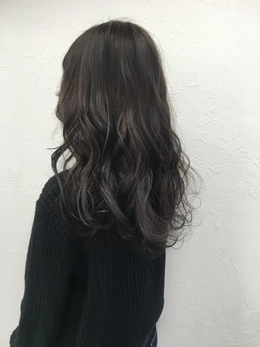 カラー アッシュ ヘアカラー 🤍2nd🤍田所 美希のヘアスタイル