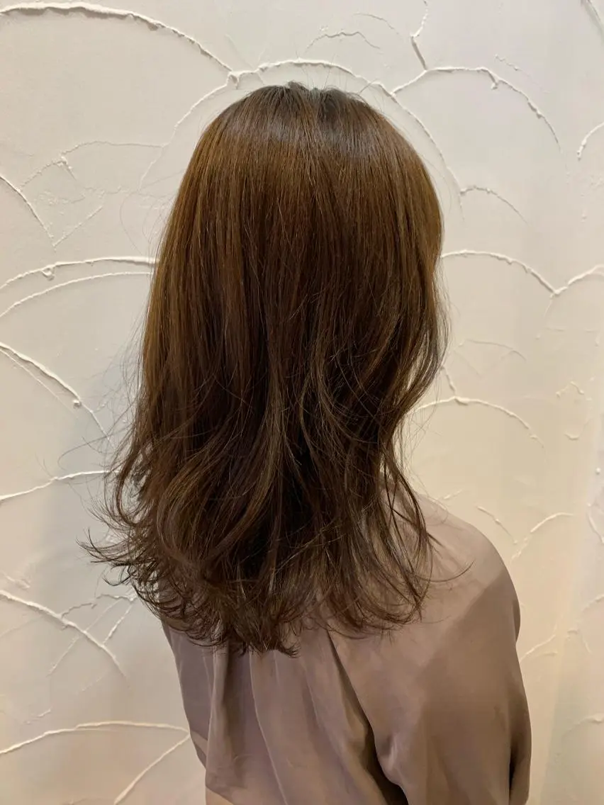 セミロング 【店長】インナー指名 No.1戸塚優思のヘアスタイル